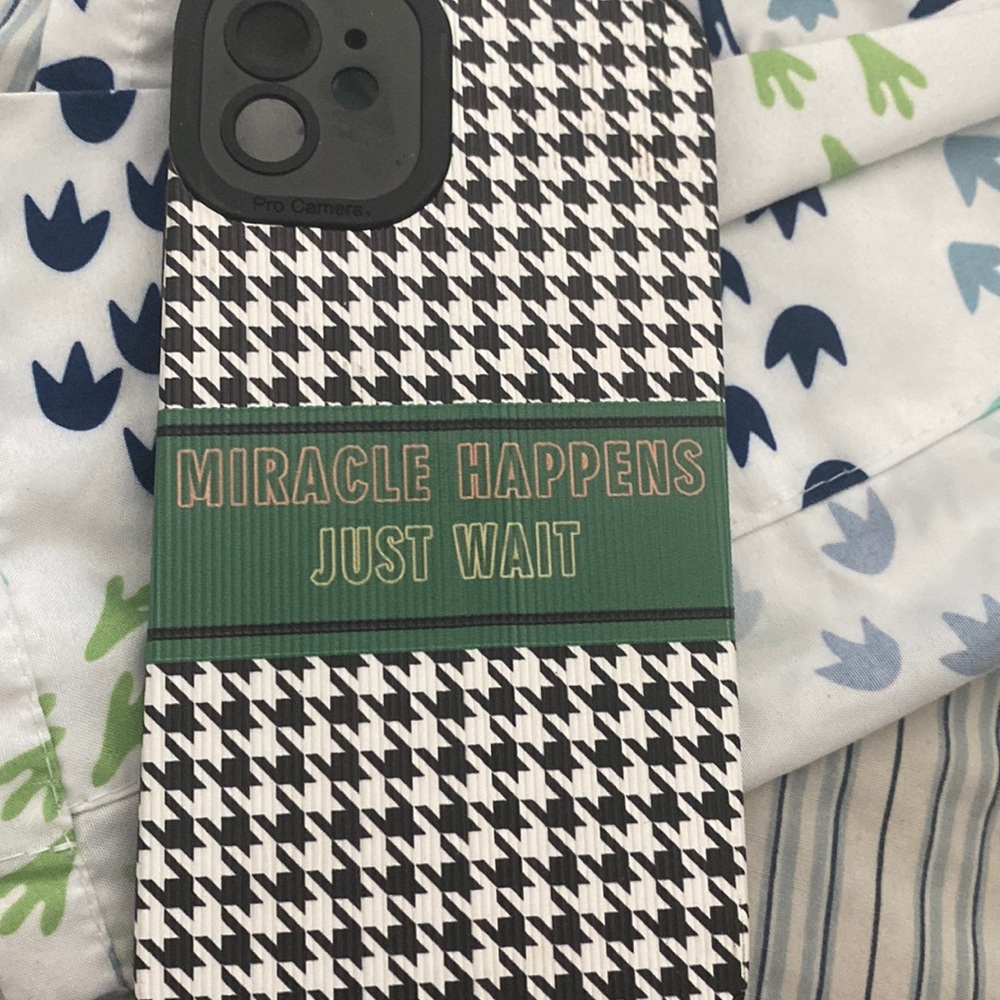 Miracle happens just wait iPhone 11 case